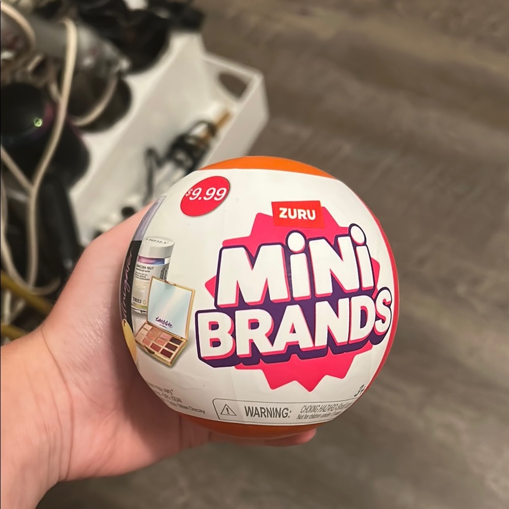 Ulta Beauty Mini Brands Surprise Ball - Orange and White